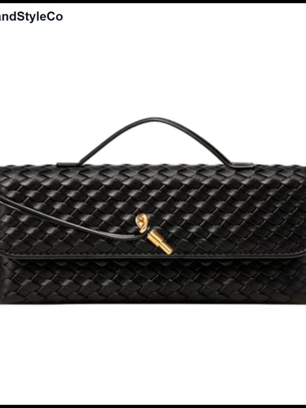 Woven Handbag for Women PU Leather Evening Clutch Crossbody Shoulder Bag